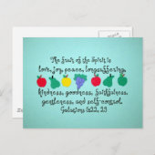 Carte Postale Le fruit de l'Esprit... (Devant / Derrière)