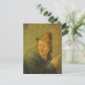 Carte Postale Le fumeur, 1640 (Debout devant)