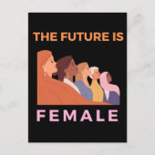 Carte Postale Le Futur Est Féminin (Devant)