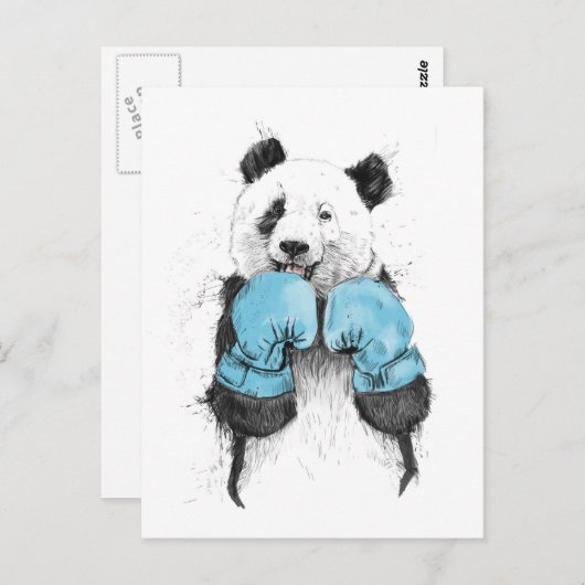 Carte Postale le gagnant (Devant / Derrière)