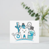 Carte Postale Le gang des dents propres (Debout devant)