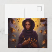 Carte Postale Le gardien d'abeilles magique (Devant / Derrière)