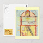 Carte Postale Le gardien de phare (Devant / Derrière)