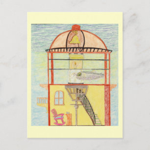 Carte Postale Le gardien de phare