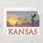 Carte Postale Le gardien des plaines (Devant / Derrière)