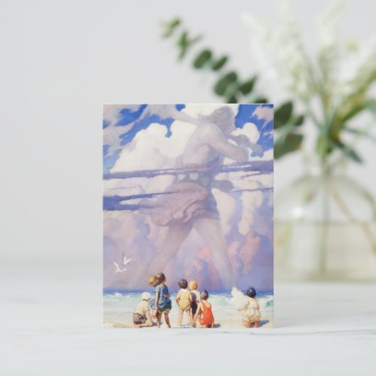 Carte Postale "Le géant" Fairy Art par NC Wyeth (Debout devant)