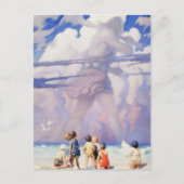 Carte Postale "Le géant" Fairy Art par NC Wyeth (Devant)