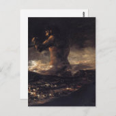 Carte Postale Le géant (ou le colosse), par Francisco Goya 180 (Devant / Derrière)