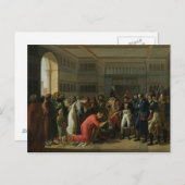 Carte Postale Le général Bonaparte donne une épée à (Devant / Derrière)