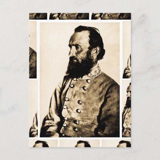 Carte Postale Le général Stonewall Jackson Légende de la guerre  (Devant)