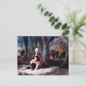 Carte Postale Le général Washington prie à Valley Forge, PA (Debout devant)