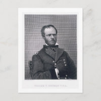 Le général William Tecumseh Sherman, gravé après u
