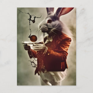 Carte Postale Le Gentleman lapin