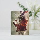 Carte Postale Le Gentleman lapin (Debout devant)
