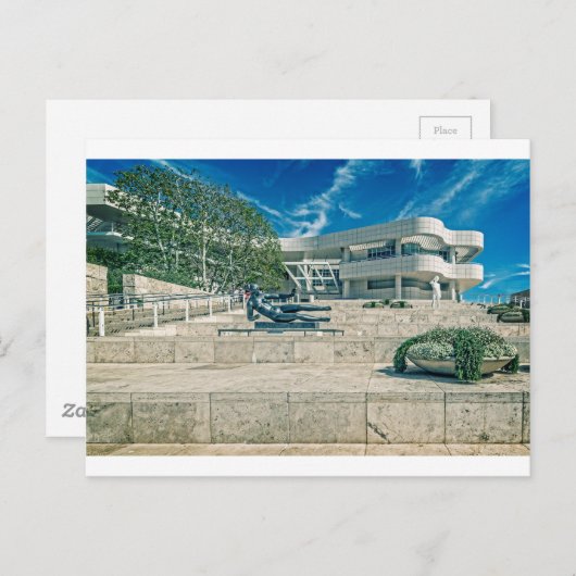 Carte Postale Le Getty Centre Arrival Plaza (Devant / Derrière)
