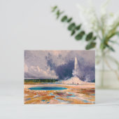 Carte Postale Le geyser Castle, parc national de Yellowstone 187 (Debout devant)