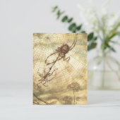 Carte Postale Le Gnat et le Lion (Debout devant)