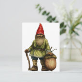 CARTE POSTALE LE GNOME FORESTIER (Debout devant)
