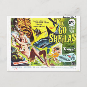 Carte Postale Le Go-Sheilas Mai7 2011 montre circulaire