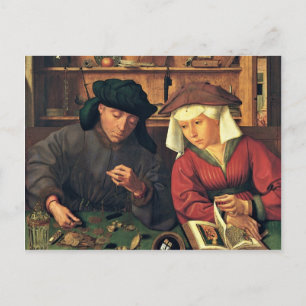 Carte Postale Le Goldwäger Et Sa Femme Par Massys Quentin