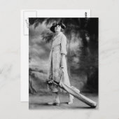 Carte Postale Le golf dans le style, années 1920 (Devant / Derrière)
