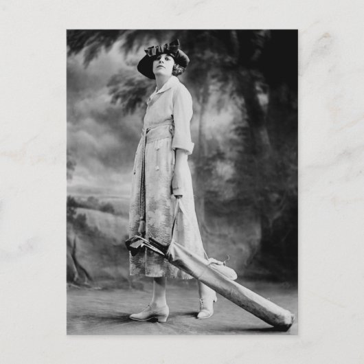 Carte Postale Le golf dans le style, années 1920 (Devant)