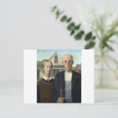 Carte Postale Le gothique américain de Grant Wood (Debout devant)