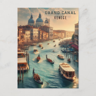 Carte Postale Le Grand Canal à Venise Italie Voyage