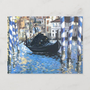 Carte Postale Le grand canal de Venise Edouard Manet