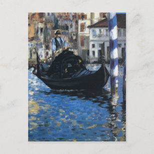 Carte Postale Le Grand Canal de Venise par Edouard Manet