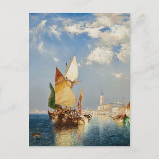Carte Postale Le Grand Canal, Venise (1903) par Thomas Moran (Devant)