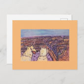 Carte Postale Le Grand Canyon, (Devant / Derrière)