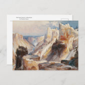 Carte Postale Le Grand Canyon, Yellowstone par Thomas Moran (Devant / Derrière)