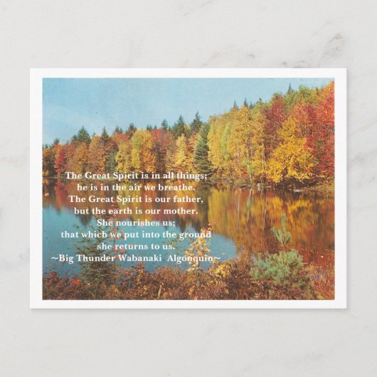 Carte Postale Le Grand Esprit (Devant)