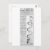 Carte Postale Le Grand Forepaugh Show Publicité (Devant / Derrière)