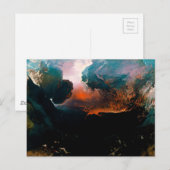 Carte Postale Le grand jour de sa colère par John Martin (1851) (Devant / Derrière)