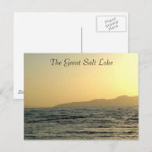 Carte Postale Le Grand Lac Salt (Devant / Derrière)