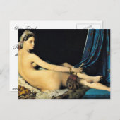 Carte Postale Le Grand Odalisque, Français La Grande Odalisque (Devant / Derrière)
