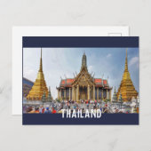 Carte Postale Le Grand Palais Bangkok Thaïlande (Devant / Derrière)