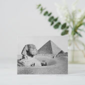 Carte Postale Le grand sphinx, 1877 (Debout devant)