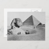 Carte Postale Le grand sphinx, 1877 (Devant / Derrière)