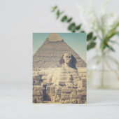 Carte Postale Le grand sphinx de Gizeh (Debout devant)