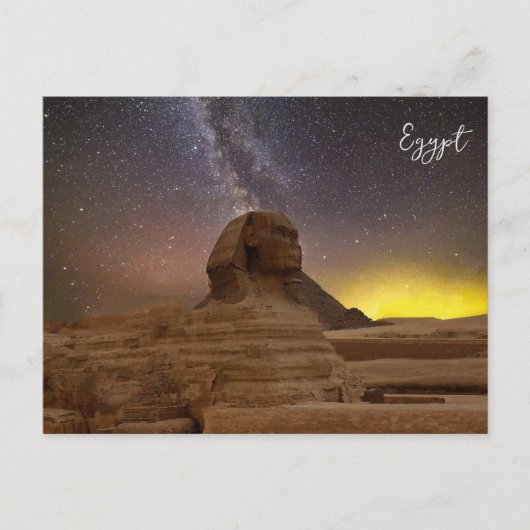 Carte Postale Le Grand Sphinx De Gizeh (Devant)