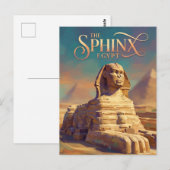Carte Postale Le Grand Sphinx de Gizeh Égypte (Devant / Derrière)
