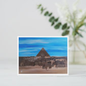 Carte Postale Le Grand Sphinx et la pyramide de Khafre (Debout devant)