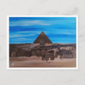 Carte Postale Le Grand Sphinx et la pyramide de Khafre (Devant)