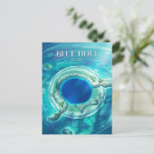 Carte Postale Le Grand Trou Bleu Belize (Debout devant)