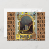 Carte Postale Le graphique maçonnique (Devant / Derrière)