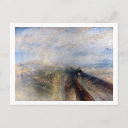 Carte Postale Le Great Western Railway, William Turner, 1844 (Devant)