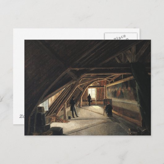 Carte Postale Le grenier d'un musée (Devant / Derrière)